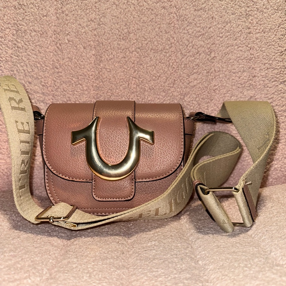 True Religion Pink Crossbody Bag